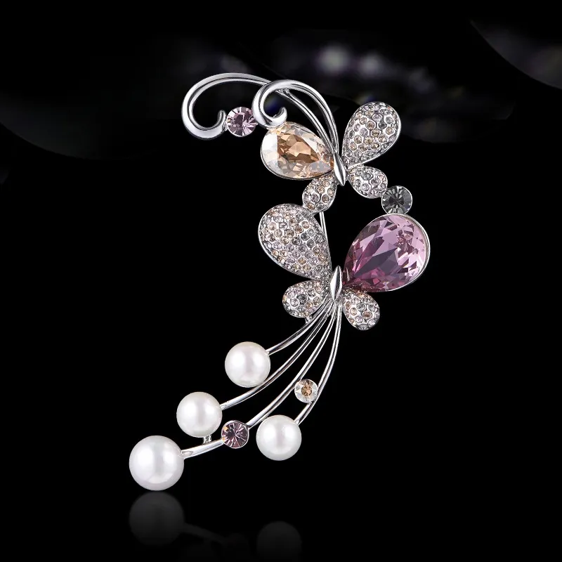 Lan Ying Austrian Crystal Brooches Women's-2