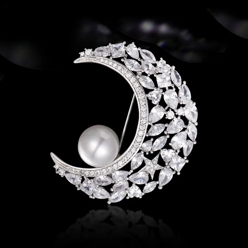 Lan Ying Artificial Crystal Brooches Women's-12