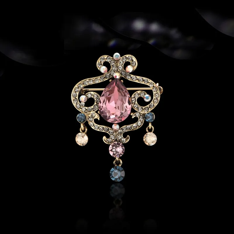 Lan Ying Crystal Brooches Women's-1
