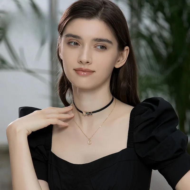 Lan Ying Artificial Crystal Necklaces Women's-1
