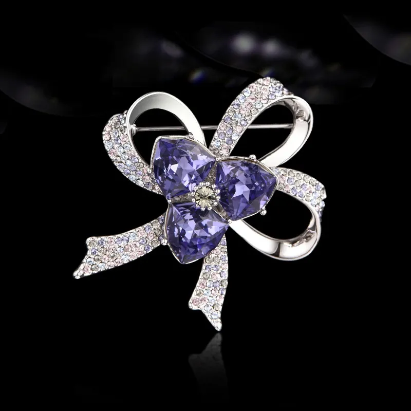 Lan Ying Austrian Crystal Brooches Women's-4