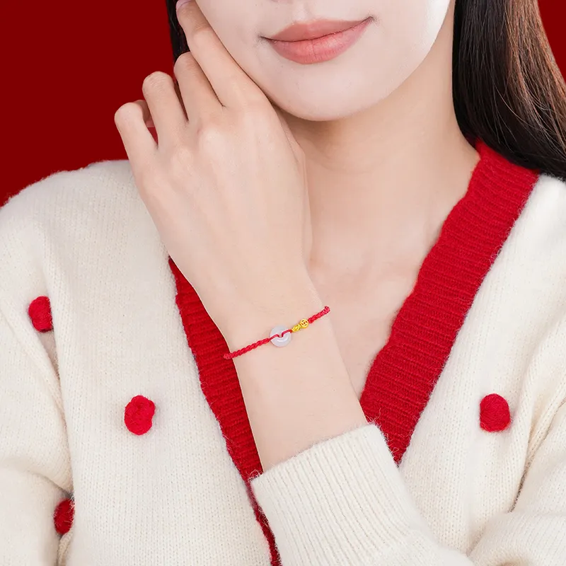 CHAOHONGJI Glutinous Jade Jadeite Bracelets Women's-6