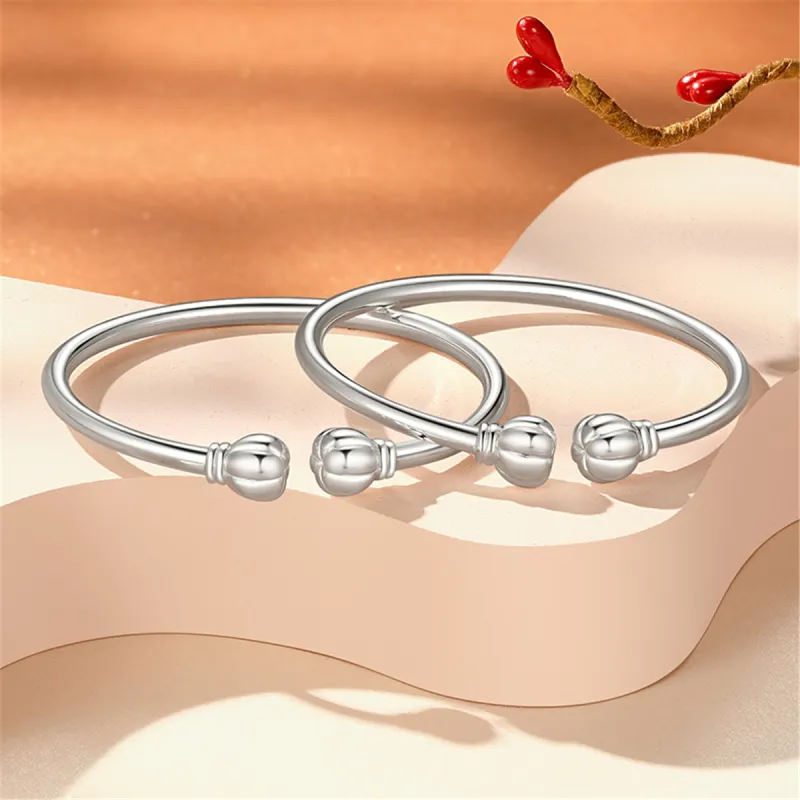 CHAOHONGJI Foot Silver 990 Bangles Women's-3