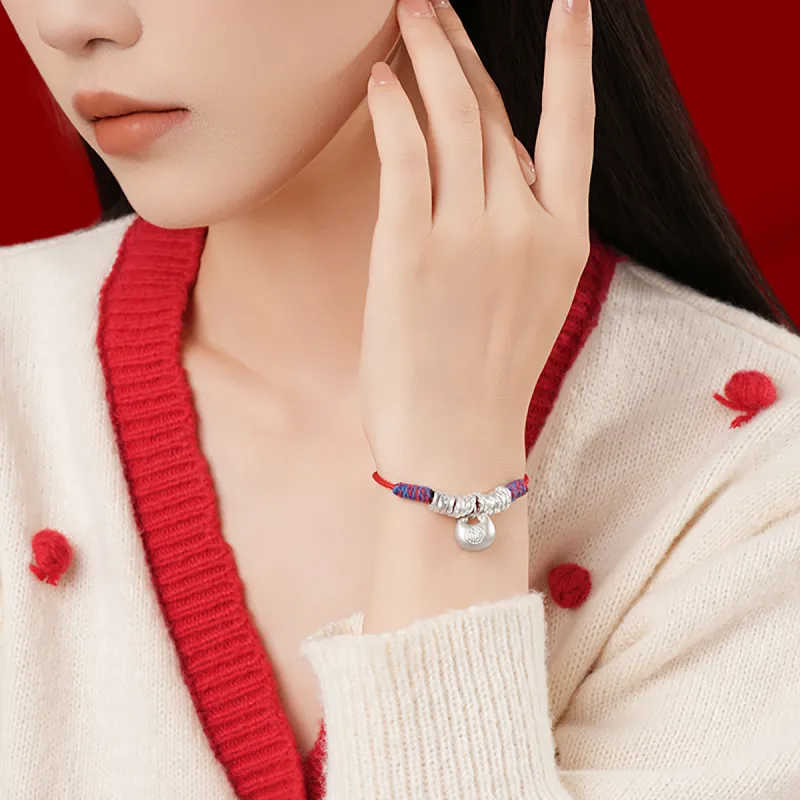CHAOHONGJI Foot Silver 990 Bracelets Women's-5