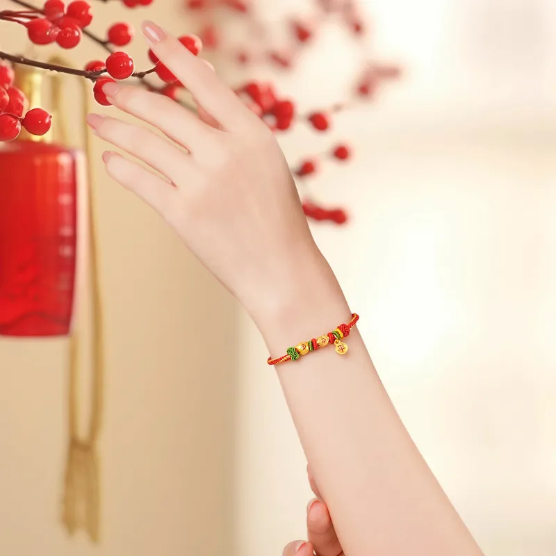 CHJ JEWELLERY Gold Bracelet Women's-3