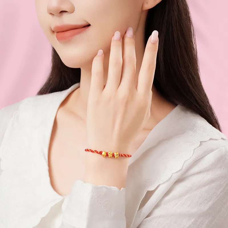CHJ JEWELLERY Gold Bracelet Women's-4