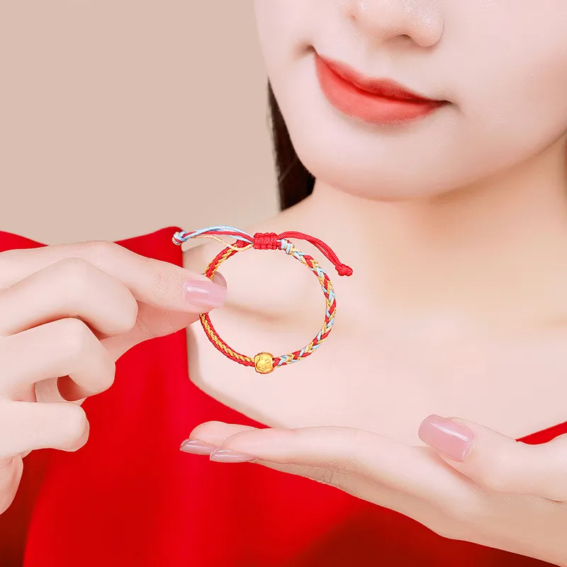 CHJ JEWELLERY Gold Bracelet Unisex-9