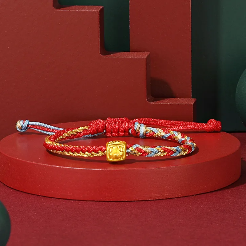 CHJ JEWELLERY Gold Bracelet Unisex-11