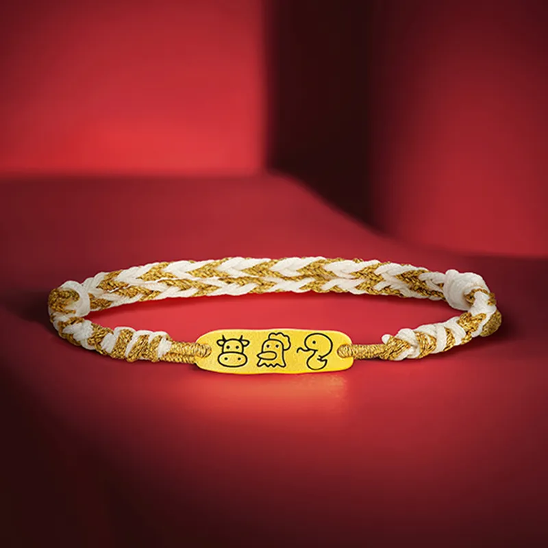 CHJ JEWELLERY Gold Bracelet Unisex-5