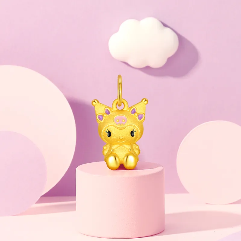 CHJ JEWELLERY Sanrio Series Gold Bracelet Women's-6