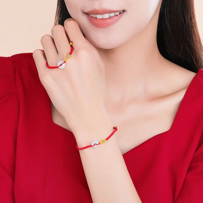 CHAOHONGJI Glutinous Jade Jadeite Bracelets Women's-3