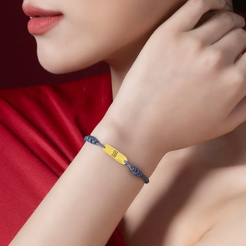 CHJ JEWELLERY Gold Bracelet Unisex-23