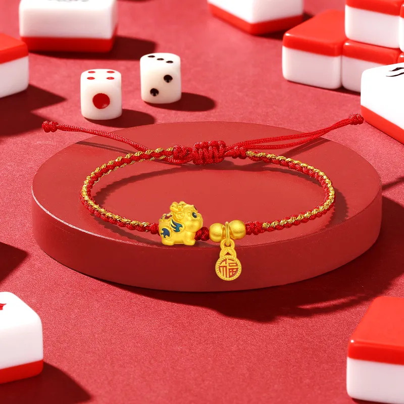 CHJ JEWELLERY Gold Bracelet Women's-3