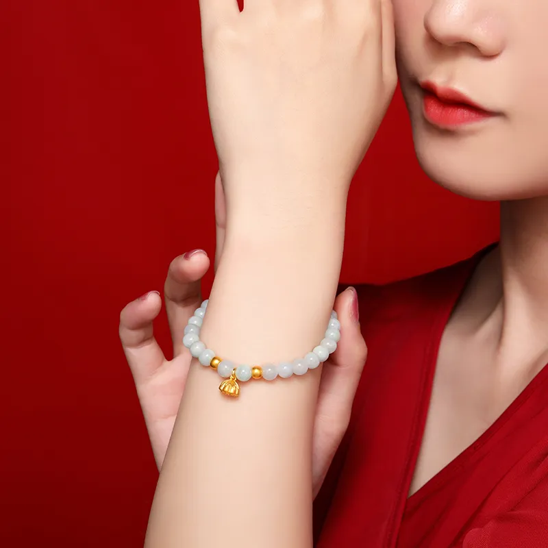 CHAOHONGJI Glutinous Jade Bracelets Women's-4