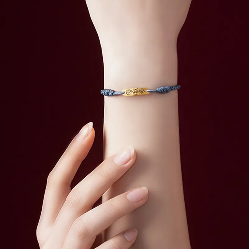 CHJ JEWELLERY Gold Bracelet Unisex-22