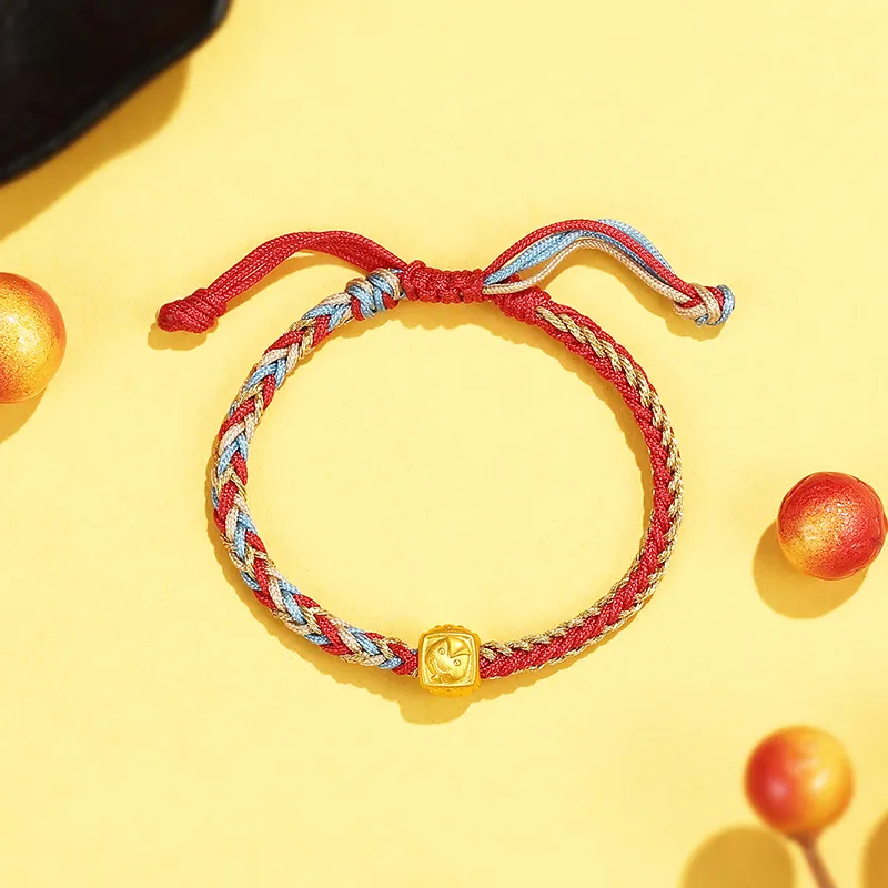 CHJ JEWELLERY Gold Bracelet Unisex-3