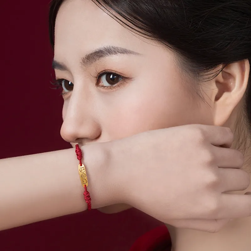 CHJ JEWELLERY Gold Bracelet Unisex-12