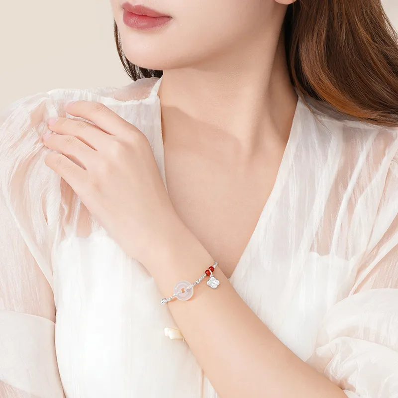 CHAOHONGJI Chalcedony Jade Bracelets Women's-4