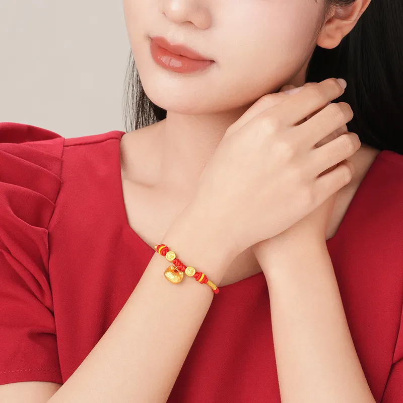 CHJ JEWELLERY Gold Bracelet Women's-4