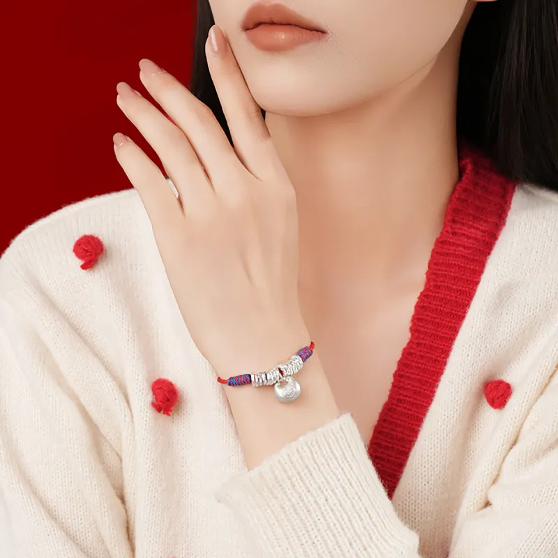 CHAOHONGJI Foot Silver 990 Bracelets Women's-4