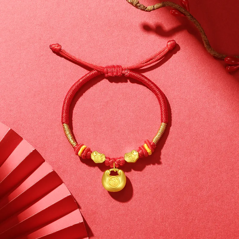 CHJ JEWELLERY Gold Bracelet Women's-12