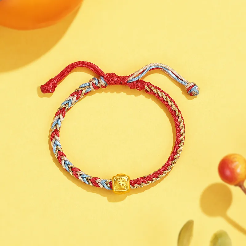 CHJ JEWELLERY Gold Bracelet Unisex-17