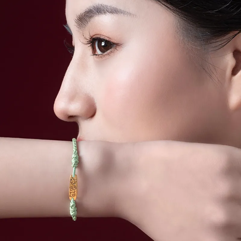 CHJ JEWELLERY Gold Bracelet Unisex-17