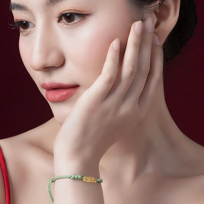 CHJ JEWELLERY Gold Bracelet Unisex-16
