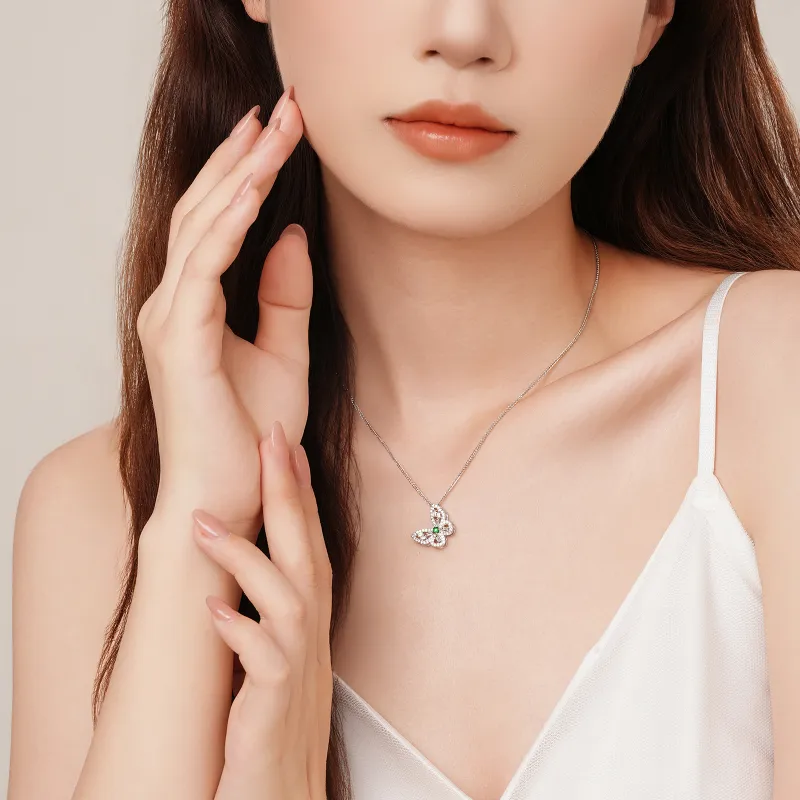 CHAOHONGJI 925 Sterling Silver Necklaces Women's-6