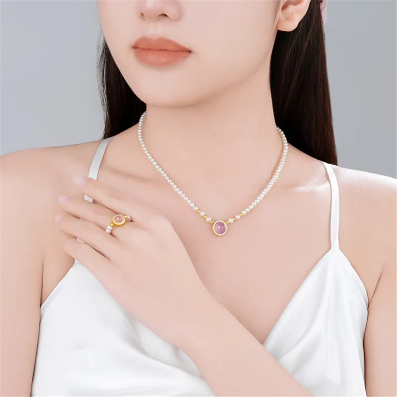 CHAOHONGJI Pearl Necklaces Women's-4
