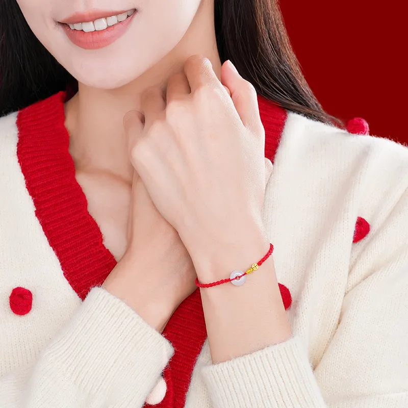 CHAOHONGJI Glutinous Jade Jadeite Bracelets Women's-4