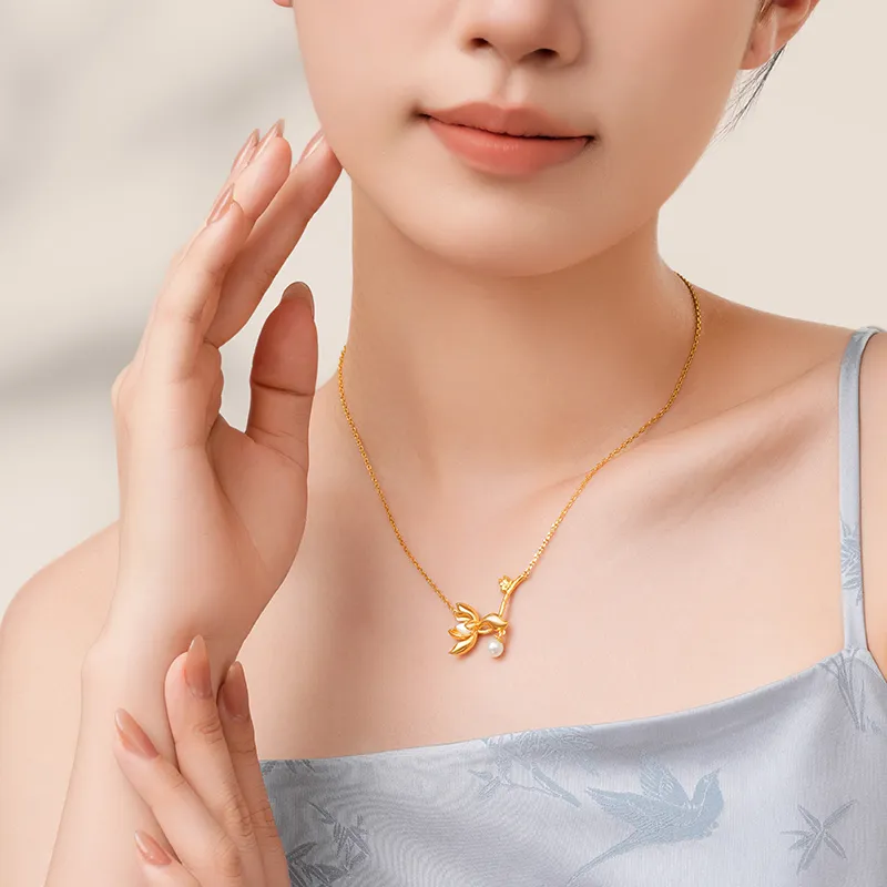 CHAOHONGJI S925 Silver Necklaces Women's-5
