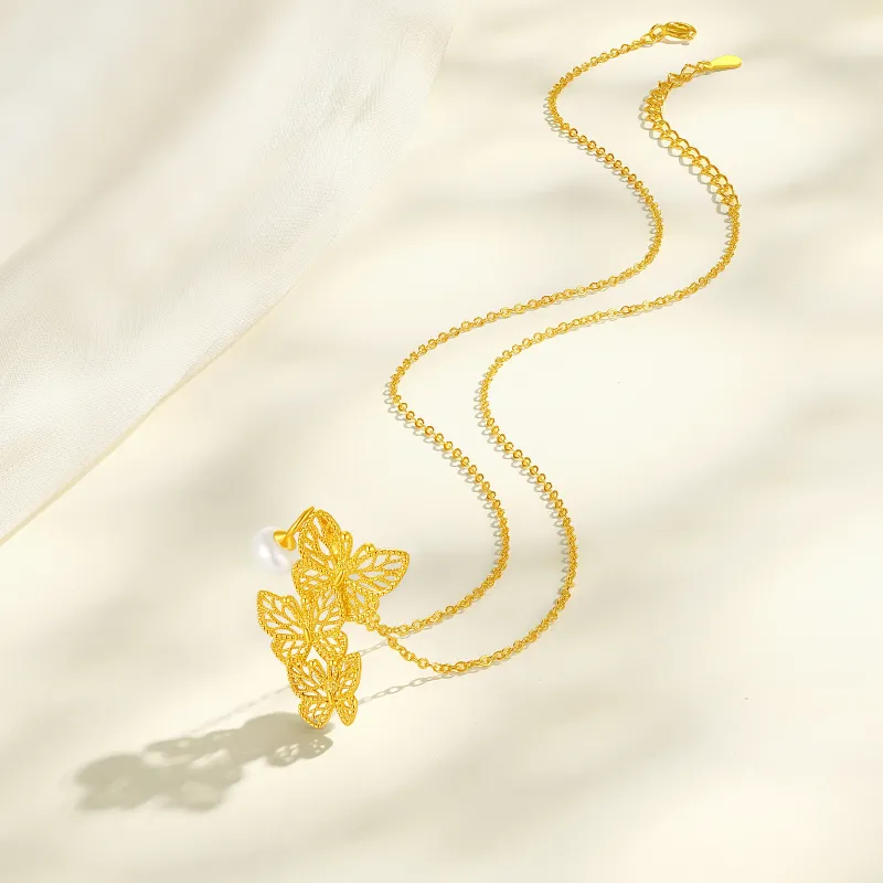 CHAOHONGJI 925 Sterling Silver Necklaces Women's-4