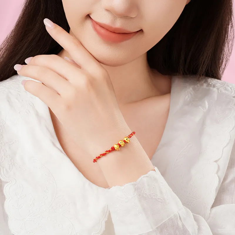 CHJ JEWELLERY Gold Bracelet Women's-5
