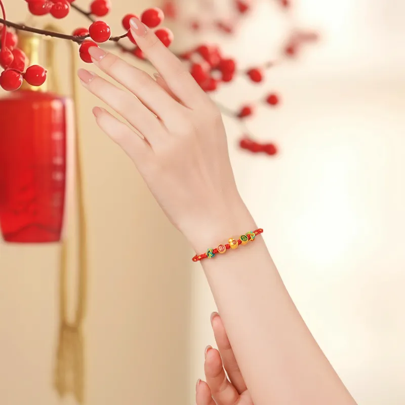 CHJ JEWELLERY Gold Bracelet Women's-2