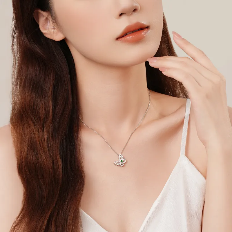 CHAOHONGJI 925 Sterling Silver Necklaces Women's-5