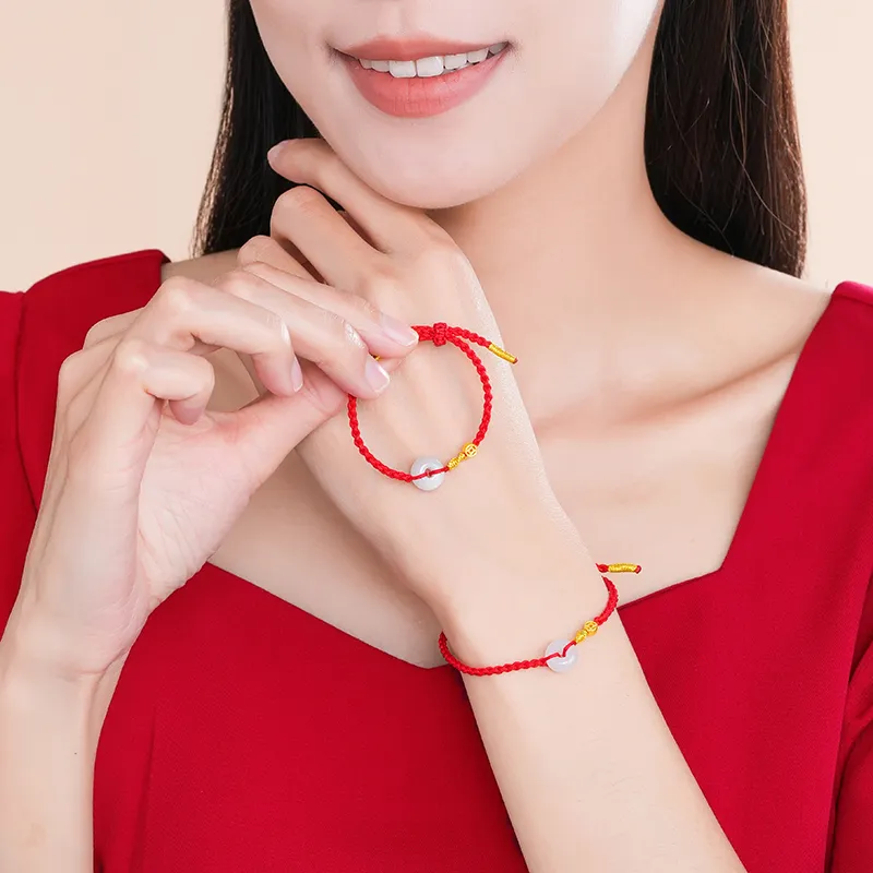 CHAOHONGJI Glutinous Jade Jadeite Bracelets Women's-5