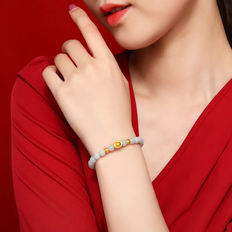 CHAOHONGJI Glutinous Jade Jadeite Bracelets Women's-2