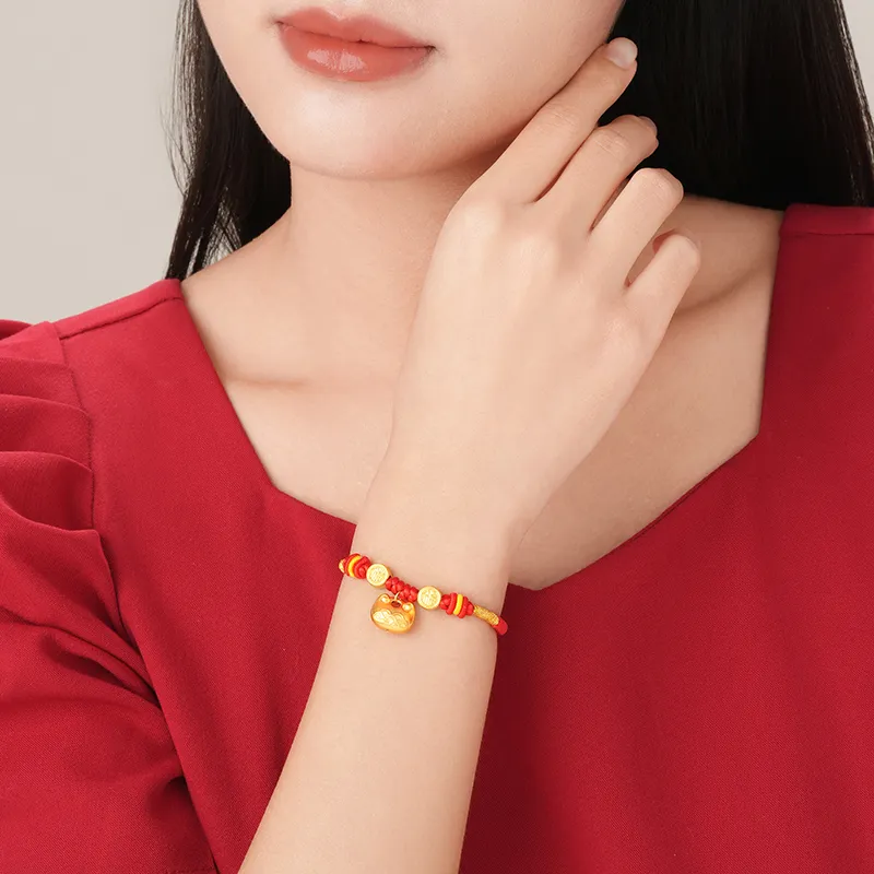 CHJ JEWELLERY Gold Bracelet Women's-3