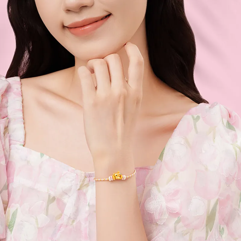 CHJ JEWELLERY Crayon Shin chan Gold Bracelet Women's-1
