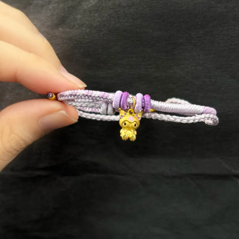 CHJ JEWELLERY Sanrio Series Gold Bracelet Women's-4
