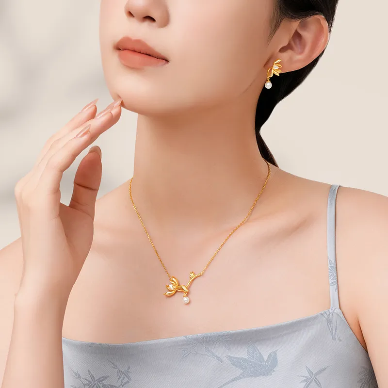 CHAOHONGJI S925 Silver Necklaces Women's-3