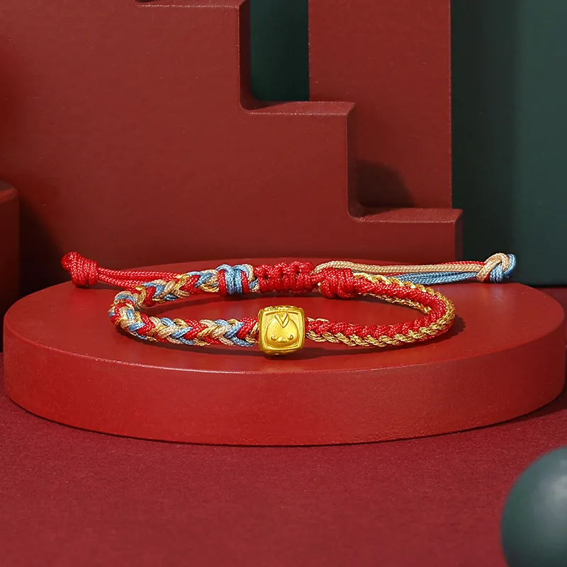 CHJ JEWELLERY Gold Bracelet Unisex-4