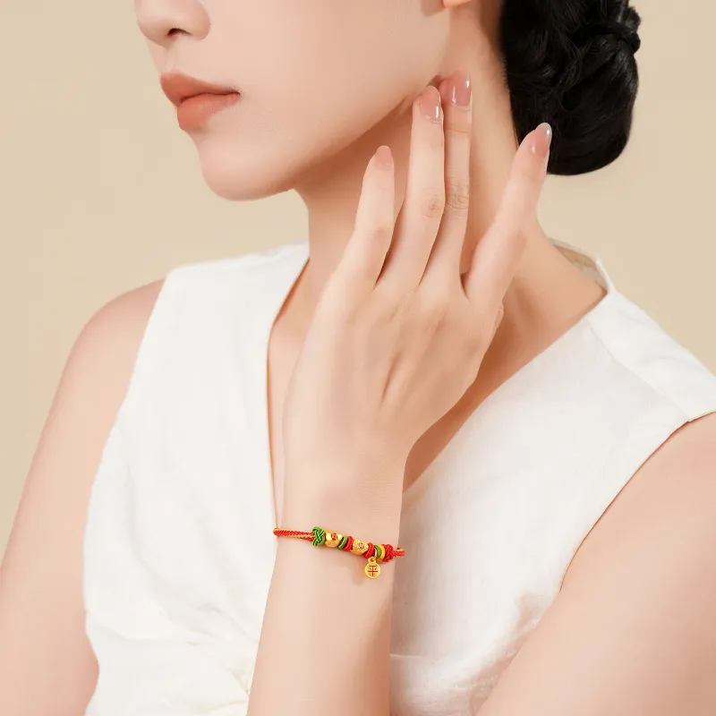 CHJ JEWELLERY Gold Bracelet Women's-2