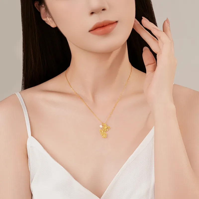 CHAOHONGJI 925 Sterling Silver Necklaces Women's-3