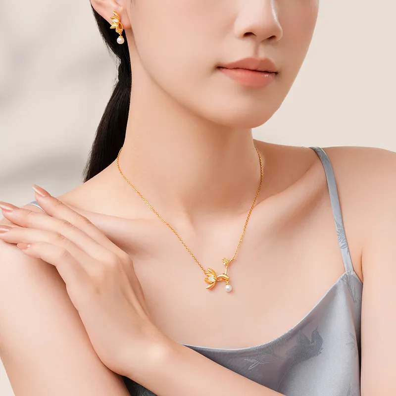 CHAOHONGJI S925 Silver Necklaces Women's-4