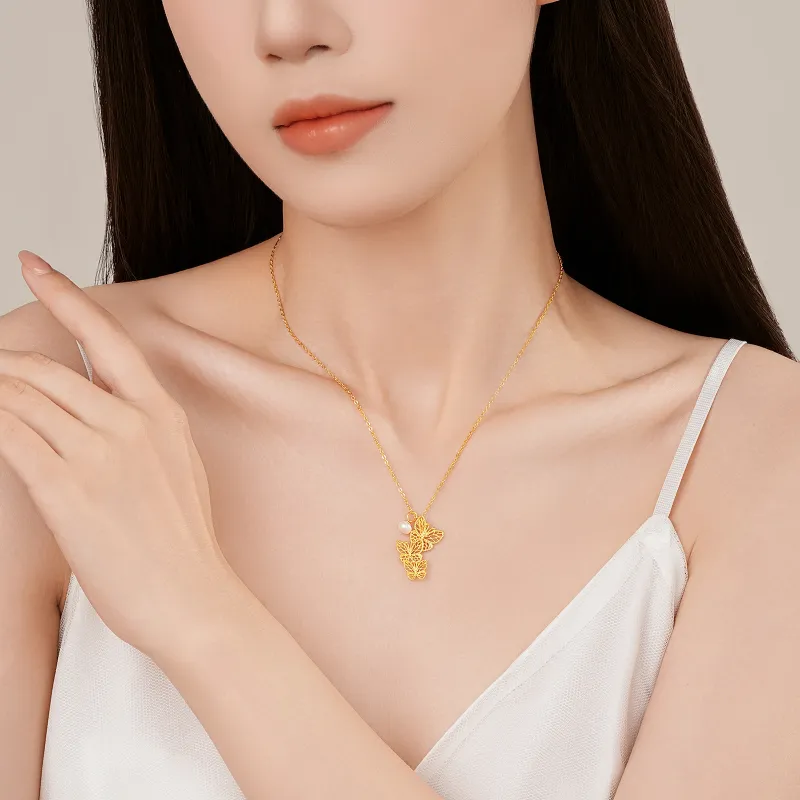 CHAOHONGJI 925 Sterling Silver Necklaces Women's-1