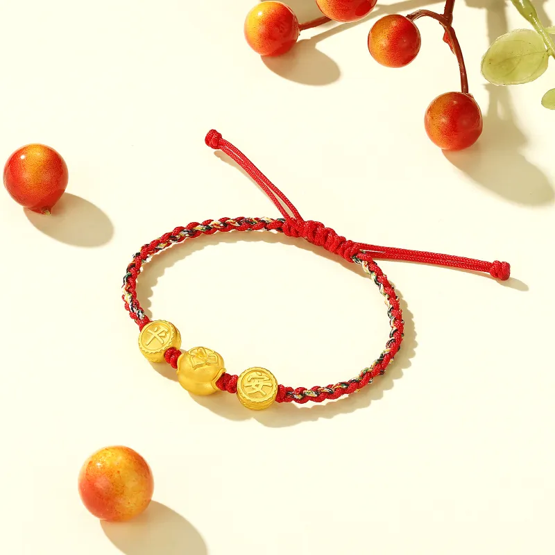 CHJ JEWELLERY Gold Bracelet Women's-5
