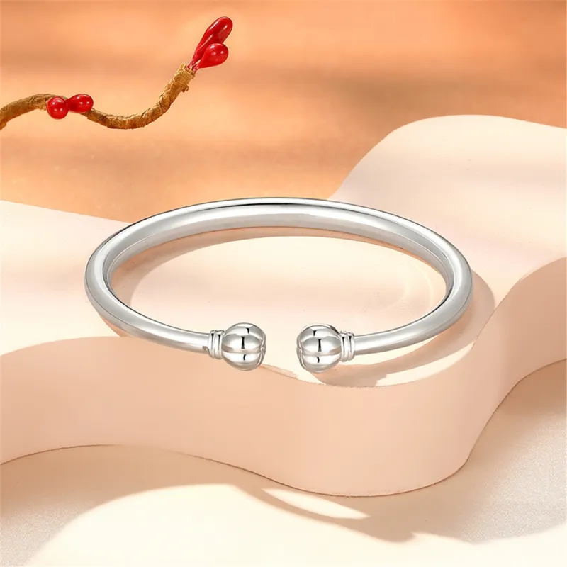 CHAOHONGJI Foot Silver 990 Bangles Women's-3