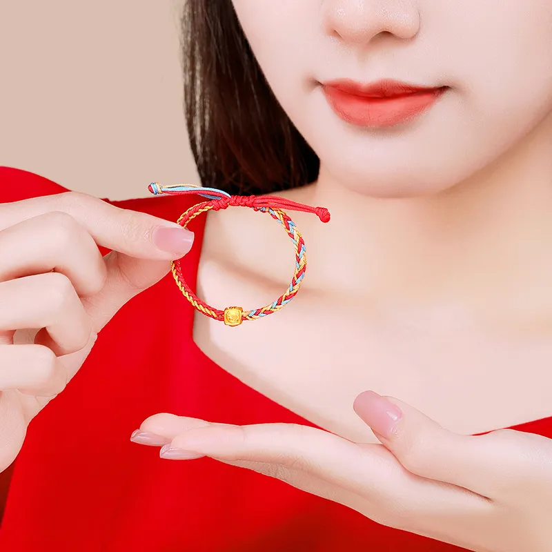 CHJ JEWELLERY Gold Bracelet Unisex-22